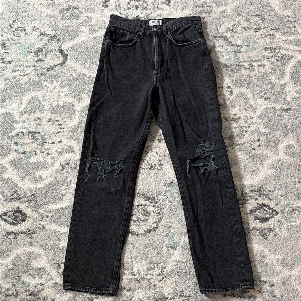 Agolde 90's Mid Rise Loose In Smokestack